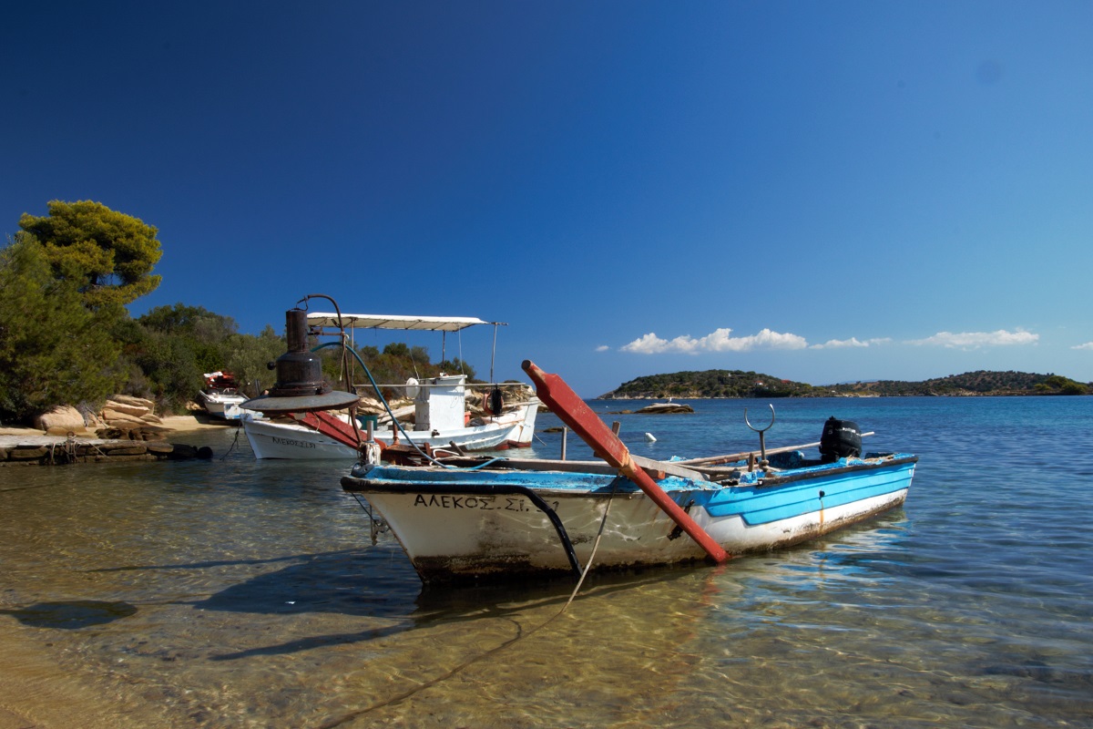 Plaża Grecja Skithonia